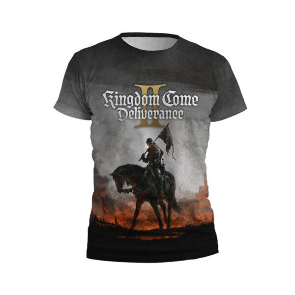 Футболка мужская спортивная с принтом «Путь воина. Warrior Path. Kingdom Come: Deliverance II»