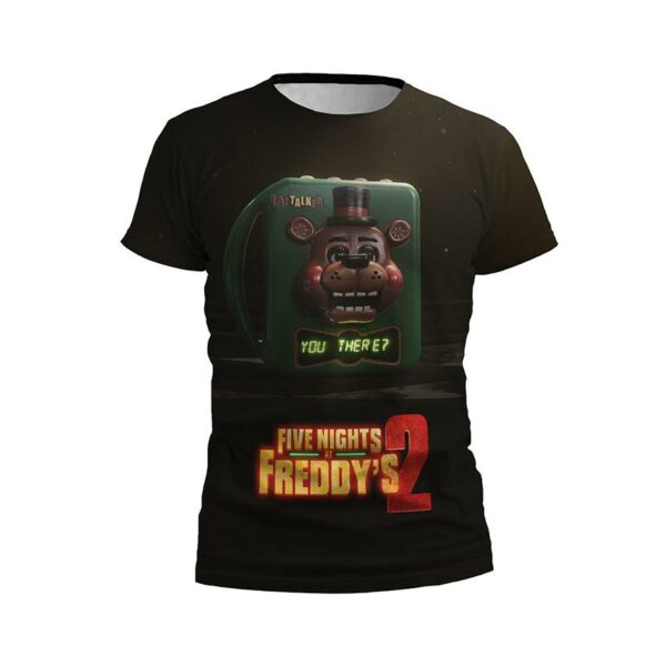 Футболка детская спортивная с принтом «Пять ночей с Фредди 2. Игра начинается. Five Nights at Freddy's 2. Game Begins»