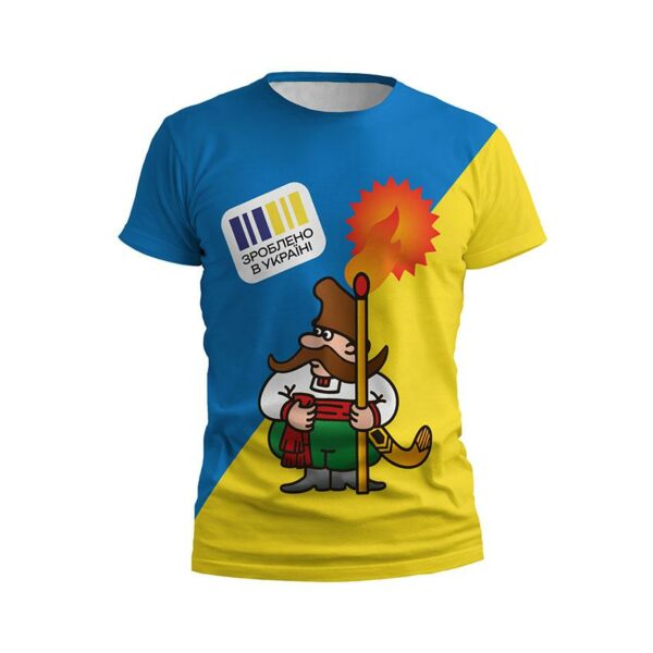 Футболка детская спортивная с принтом «Украинские спички. Ukrainian Matches»