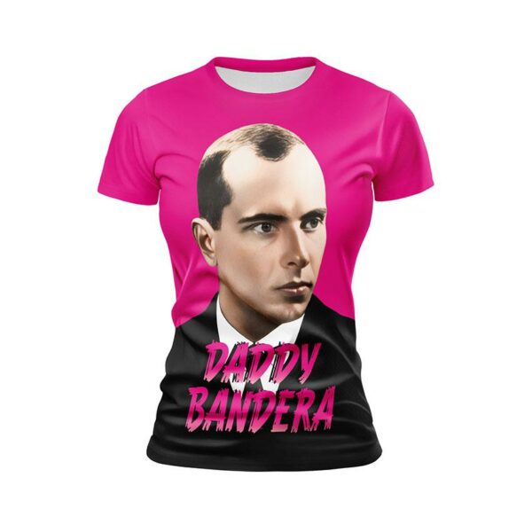 Футболка женская спортивная с принтом «Бандера. Daddy Bandera»