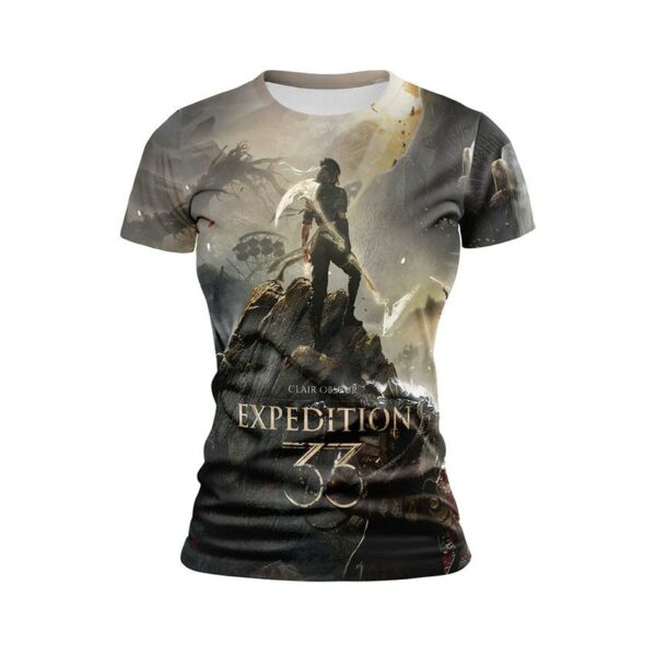 Футболка женская спортивная с принтом «Мистический путь. Mystic Path. Clair Obscur: Expedition 33»