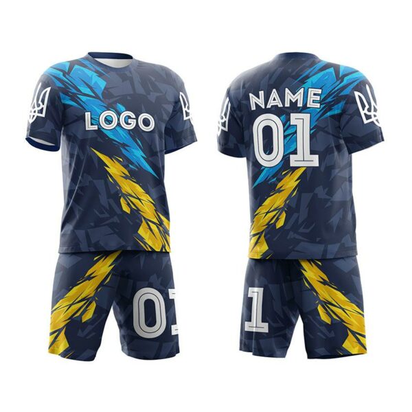 Футбольная форма мужская с именем и логотипом команды с принтом «Вектор силы. Force Vector»