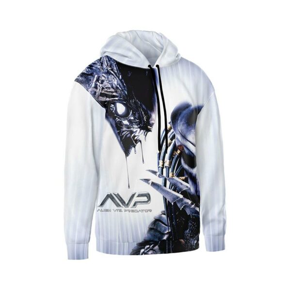 Худі чоловіче з принтом «Чужий проти Хижака. Епічне Протистояння. Alien vs Predator. Epic Showdown»