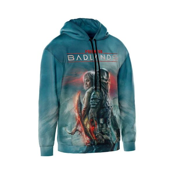 Худи мужское с принтом «Хищник. Защитник. Predator. Defender»