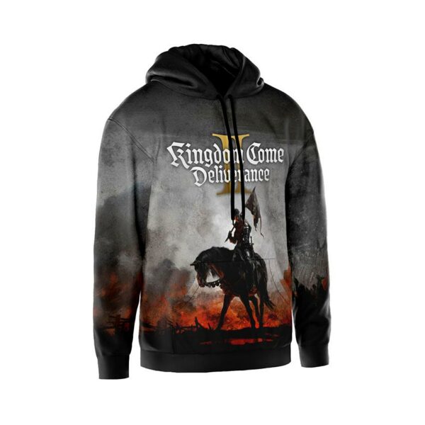 Худи мужское с принтом «Путь воина. Warrior Path. Kingdom Come: Deliverance II»