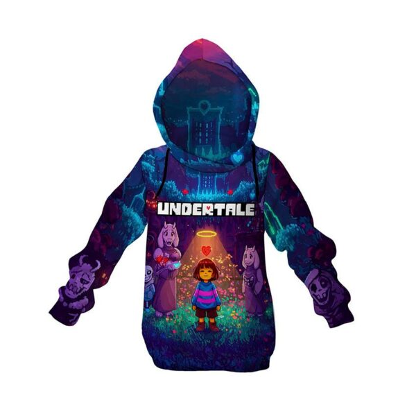 Худі дитяче з принтом «Андертейл. Таємниці підземного світу. Undertale. Mysteries of the underworld»
