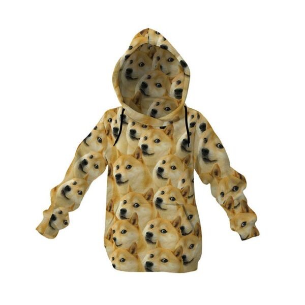 Худі дитяче з принтом «Доге. Шиба-іну. Мем. Doge. Shiba inu. Meme»