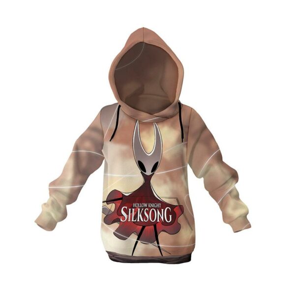 Худі дитяче з принтом «Горнет. Таємниці королівства. Hornet. Secrets of the Kingdom. Hollow Knight: Silksong»