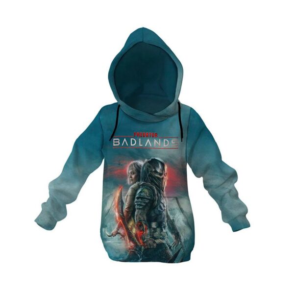 Худи детское с принтом «Хищник. Защитник. Predator. Defender»