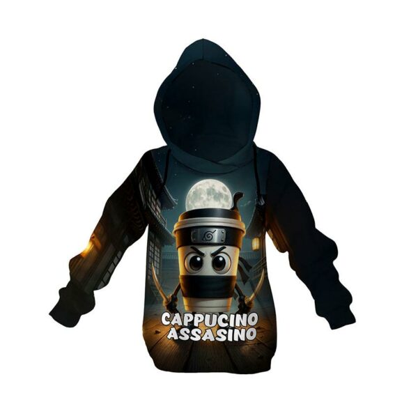 Худі дитяче з принтом «Капучіно-Асасіно. Cappuccino Assassino»