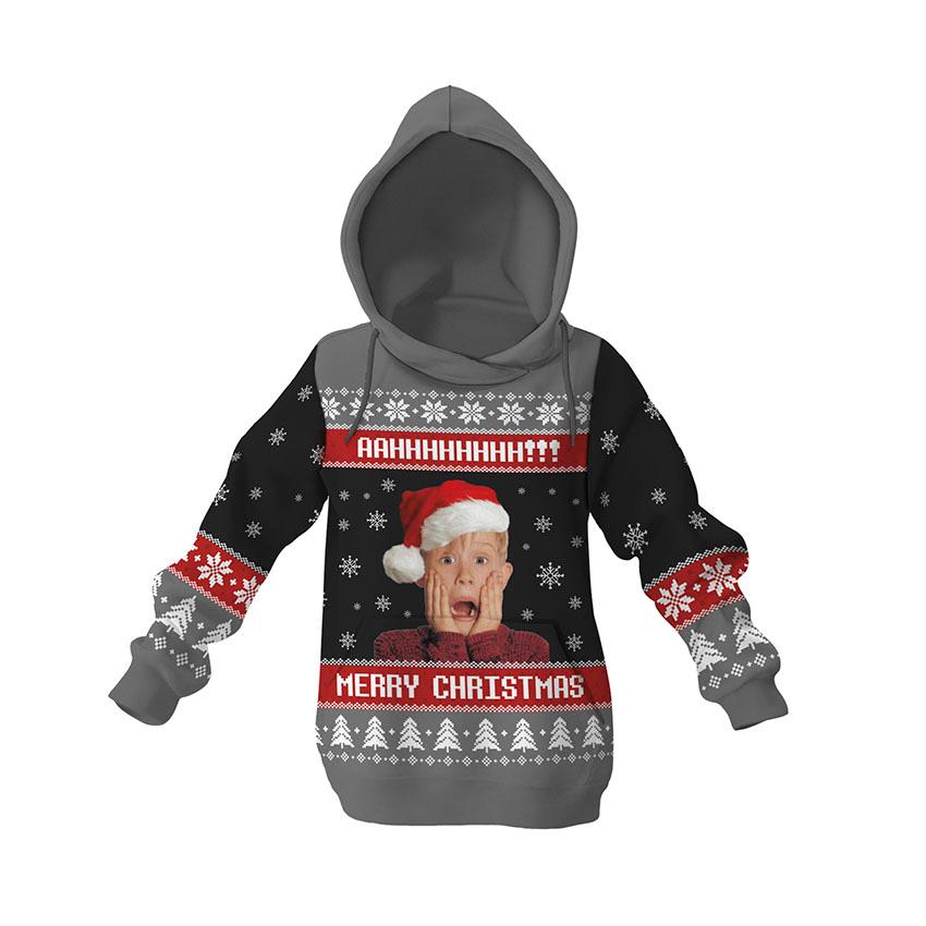 Худі дитяче з принтом «Кевін Маккалістер. Сам Удома. Несподіване Свято. Kevin McCallister. Home Alone. Unexpected Holiday»