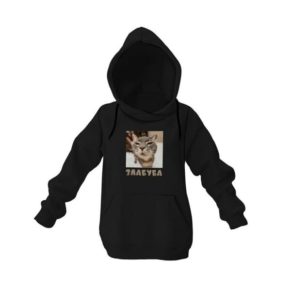 Худі дитяче з принтом «Кіт Злабуба. Мем. Cat Zlabuba. Meme»