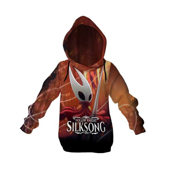Худі дитяче з принтом «Маленький лицар. Little knight. Hollow Knight: Silksong»