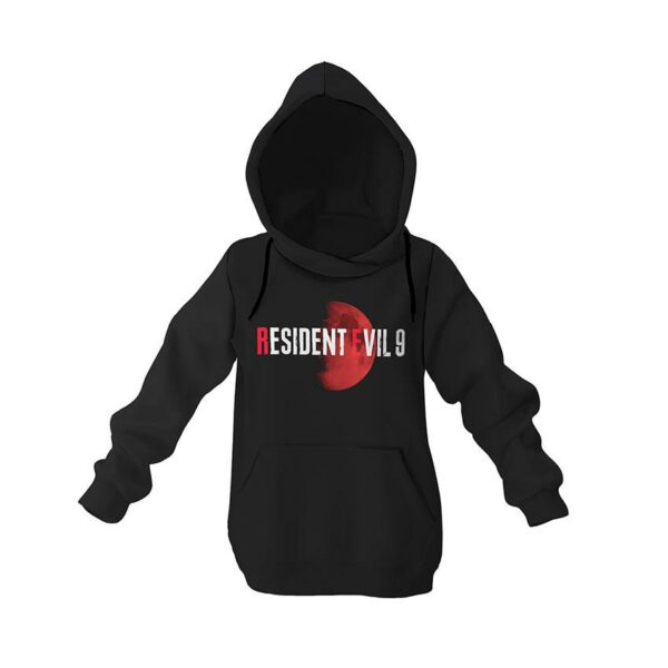 Худи детское с принтом «Обитель зла. Лого. Resident evil. Logo»