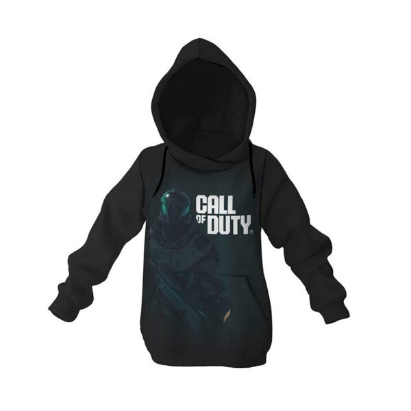 Худи детское с принтом «Зов Долга. Темный Боец. Call of Duty. Dark Fighter»