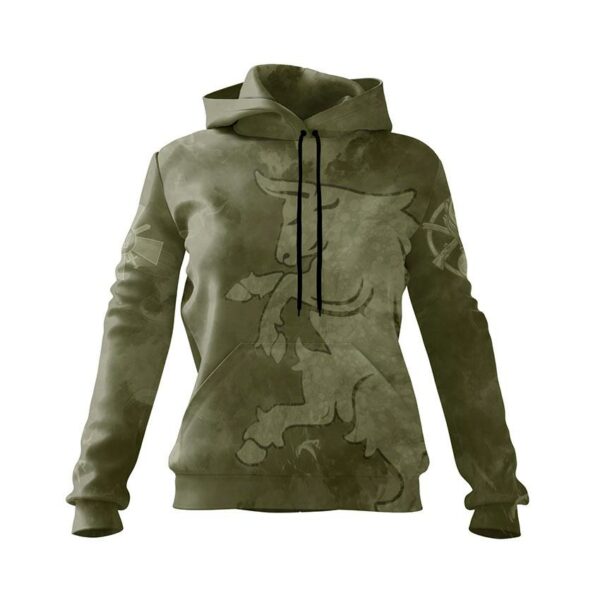 Худі жіноче з принтом «43-тя окрема механізована бригада. Тактичний стиль. Tactical style»