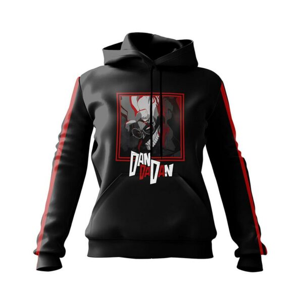 Худі жіноче з принтом «Дандадан. Кен Такакура. Тінь Героя. Dandadan. Ken Takakura. Hero’s Shadow»