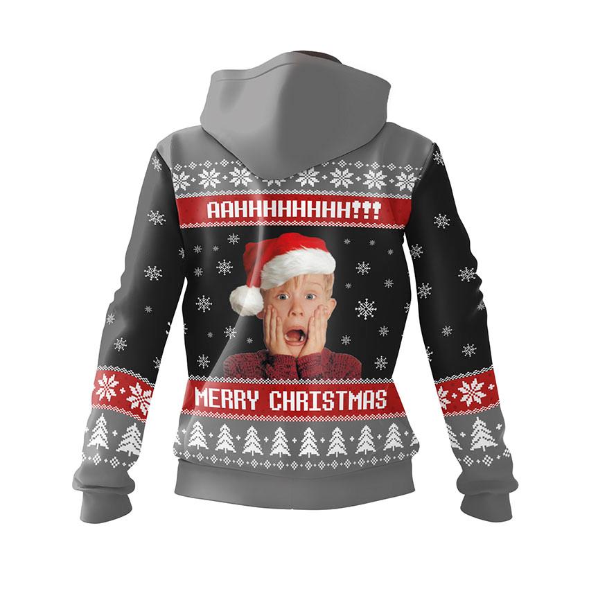 Худі жіноче з принтом «Кевін Маккалістер. Сам Удома. Несподіване Свято. Kevin McCallister. Home Alone. Unexpected Holiday»