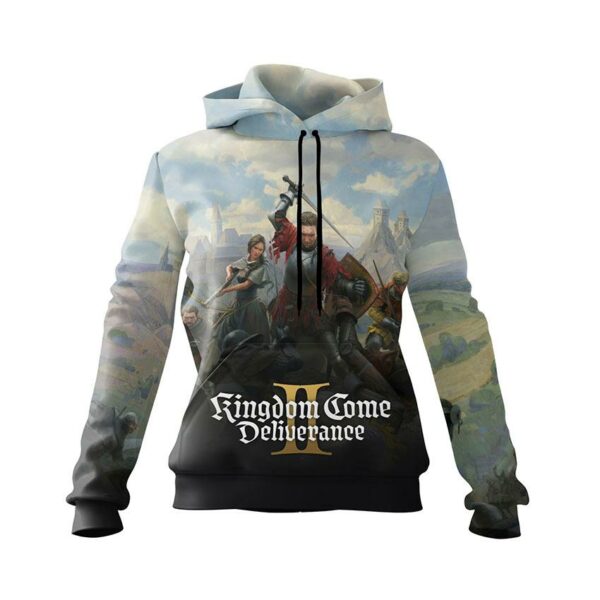 Худи женское с принтом «Королевская битва. Royal Battle. Kingdom Come: Deliverance II»