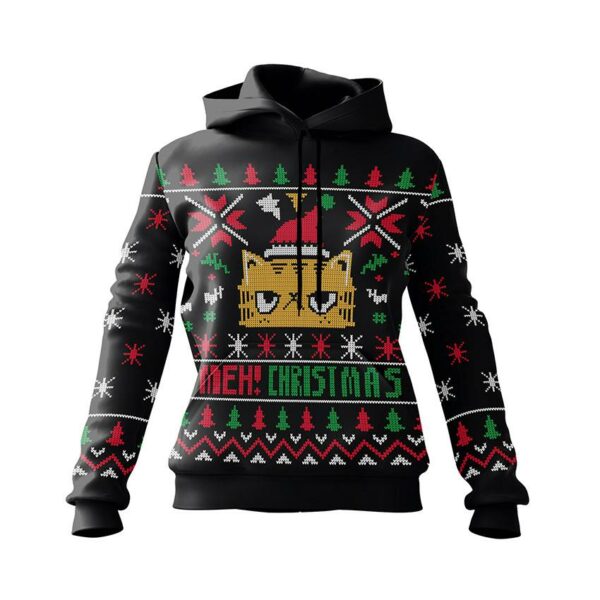 Худі жіноче з принтом «Невдоволений кіт на святі. Grumpy Cat at the Celebration»