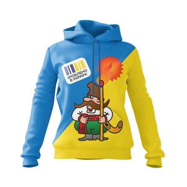 Худі жіноче з принтом «Українські Сірники. Ukrainian Matches»