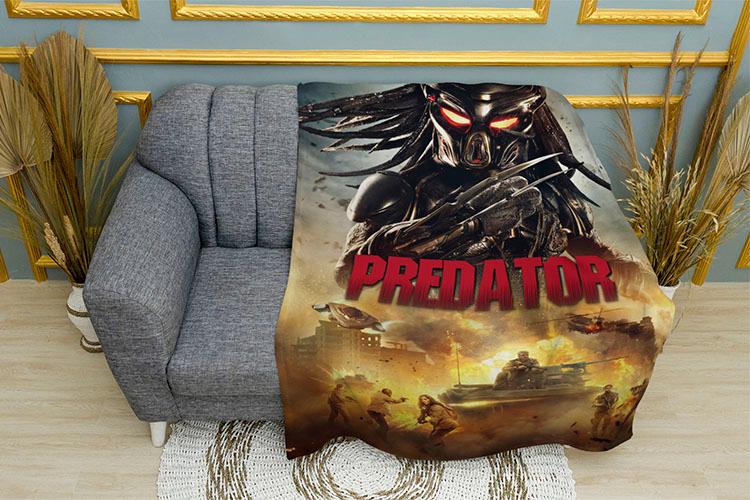 Плед «Хищник. Битва. Predator. Battle»