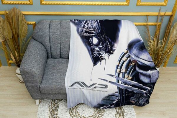 Плед «Чужой против Хищника. Эпическое противостояние. Alien vs Predator. Epic Showdown»