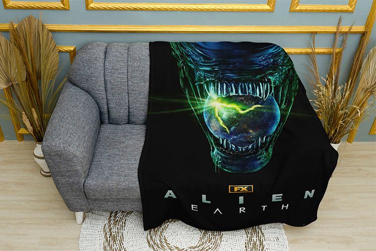 Плед «Чужой. Угроза. Alien. Threat»