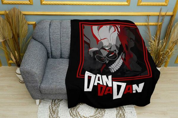 Плед «Дандадан. Кен Такакура. Тінь Героя. Dandadan. Ken Takakura. Hero’s Shadow»