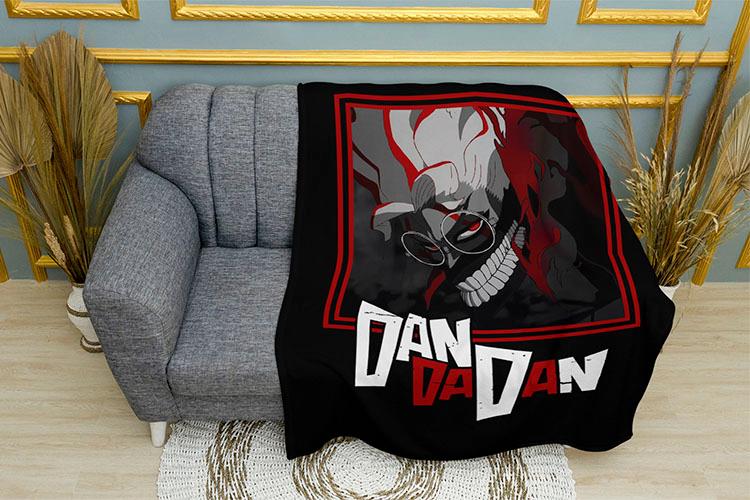 Плед «Дандадан. Кен Такакура. Тінь Героя. Dandadan. Ken Takakura. Hero’s Shadow»