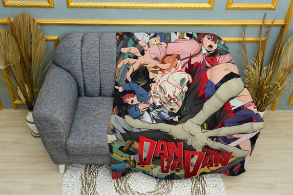 Плед «Дандадан. Сила Героев. Dandadan. Heroes Power»