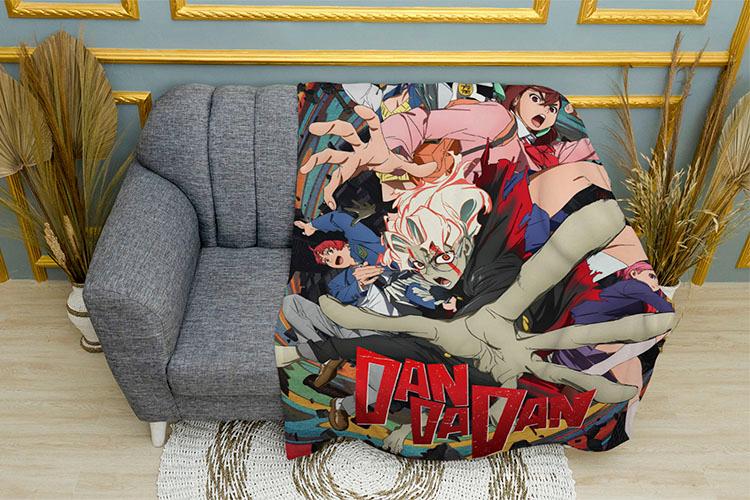 Плед «Дандадан. Сила Героев. Dandadan. Heroes Power»