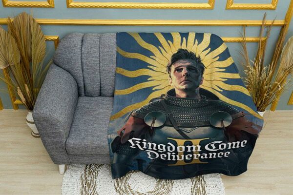 Плед «Воин Света. Knight of Light. Kingdom Come: Deliverance II»