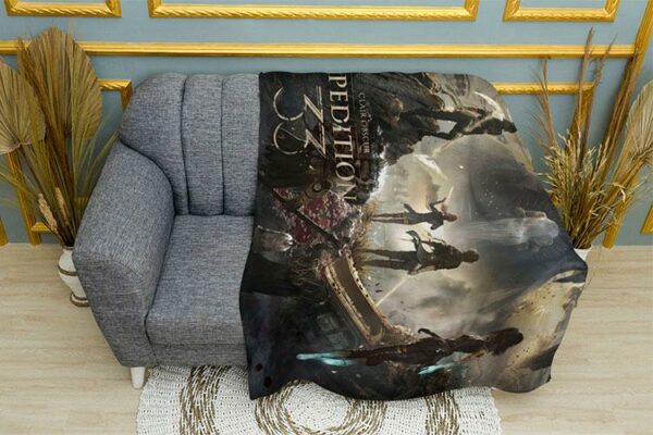 Плед «Мистический путь. Mystic Path. Clair Obscur: Expedition 33»