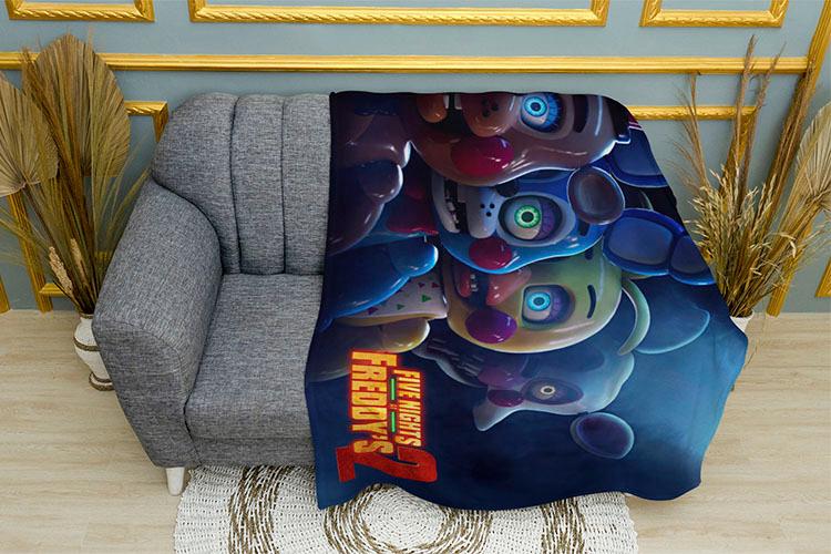 Плед «П'ять ночей у Фредді 2. Жах піцерії. Five Nights at Freddy's 2. Pizzeria Horror»