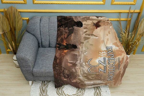 Плед «Руїни майбутнього. Ruins of Future. Clair Obscur: Expedition 33»