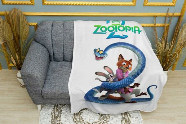 Плед «Зоотрополіс 2. Командний дух. Zootopia 2. Team Spirit»