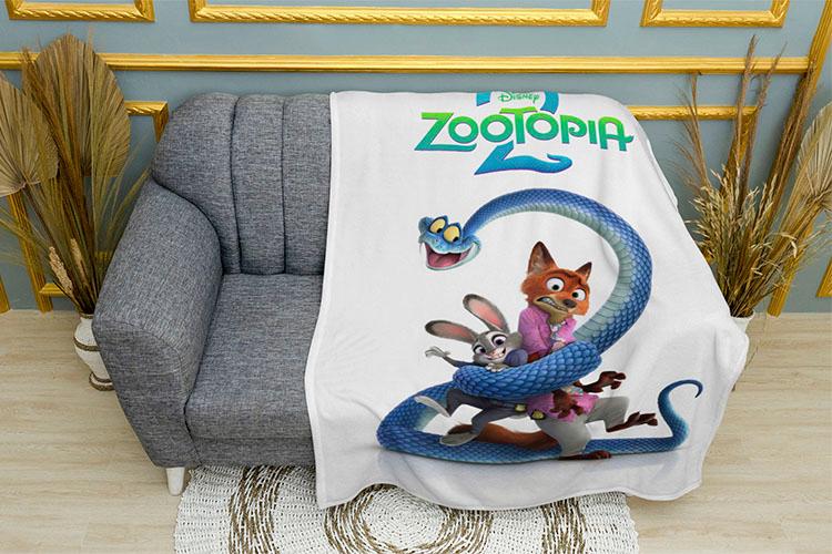 Плед «Зоотрополіс 2. Командний дух. Zootopia 2. Team Spirit»
