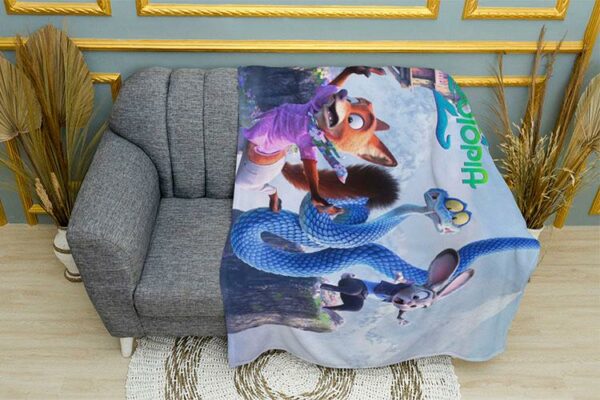 Плед «Зоотрополіс 2. Світ Тварин. Zootopia 2. Animal World»