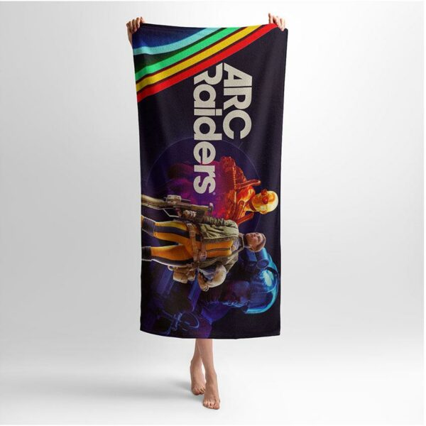 Рушник з принтом «ARC Raiders. Мисливці майбутнього. Hunters of the future»