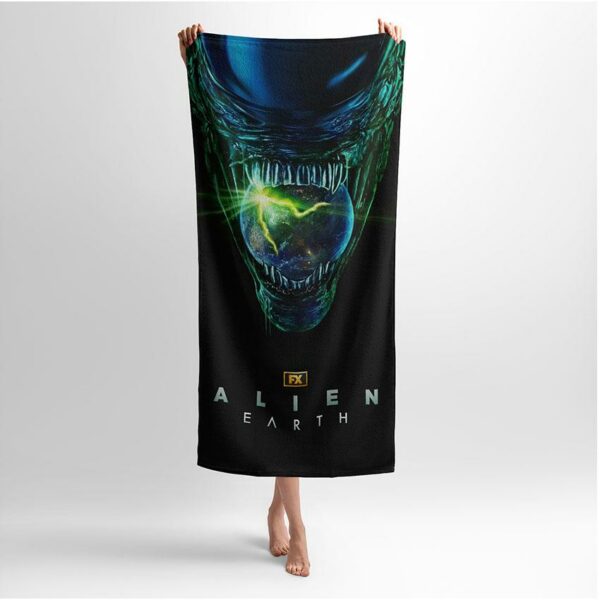 Полотенце с принтом «Чужой. Угроза. Alien. Threat»