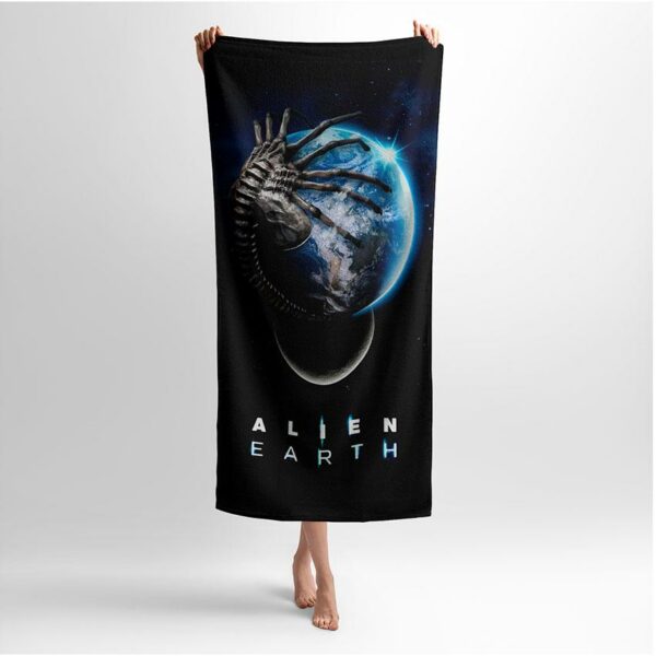 Полотенце с принтом «Чужой: Земля. Alien: Earth»