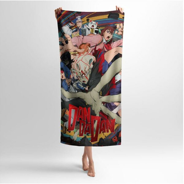 Рушник з принтом «Дандадан. Сила Героїв. Dandadan. Heroes Power»