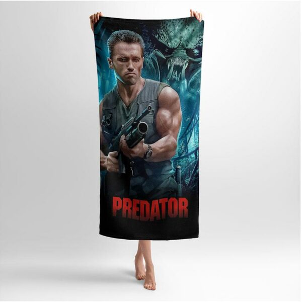 Полотенце с принтом «Хищник. Охота. Predator. Hunt»