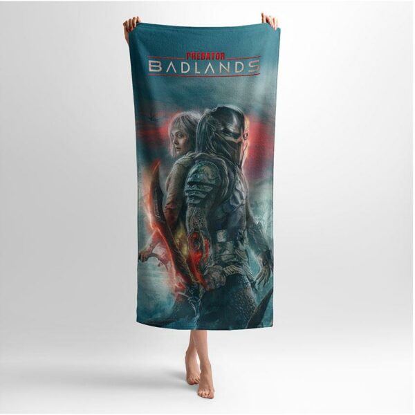 Полотенце с принтом «Хищник. Защитник. Predator. Defender»