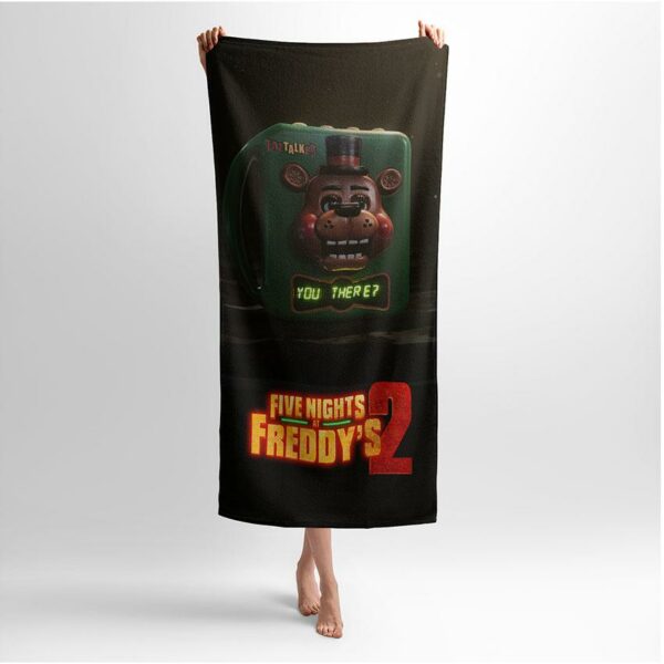 Рушник з принтом «П'ять ночей у Фредді 2. Гра починається. Five Nights at Freddy's 2. Game Begins»
