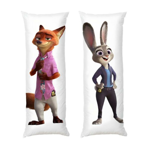 Дакімакура подушка для обіймів «Зоотрополіс 2. Джуді та Нік. Zootopia 2. Judy and Nick»