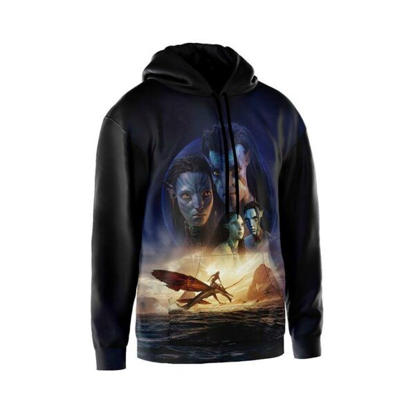 Худи мужское с принтом «Аватар. Фантастические герои. Avatar. Fantasy Heroes»