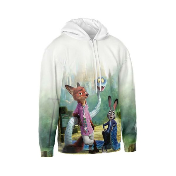 Худі чоловіче з принтом «Зоотрополіс 2. Веселі пригоди. Zootopia 2. Fun adventures»