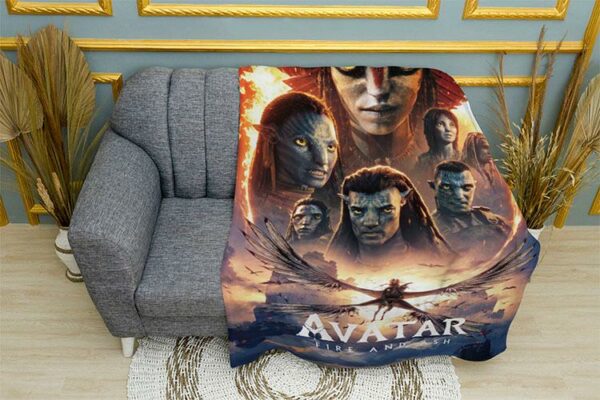Плед «Аватар. Вогонь і попіл. Avatar. Fire and Ash»